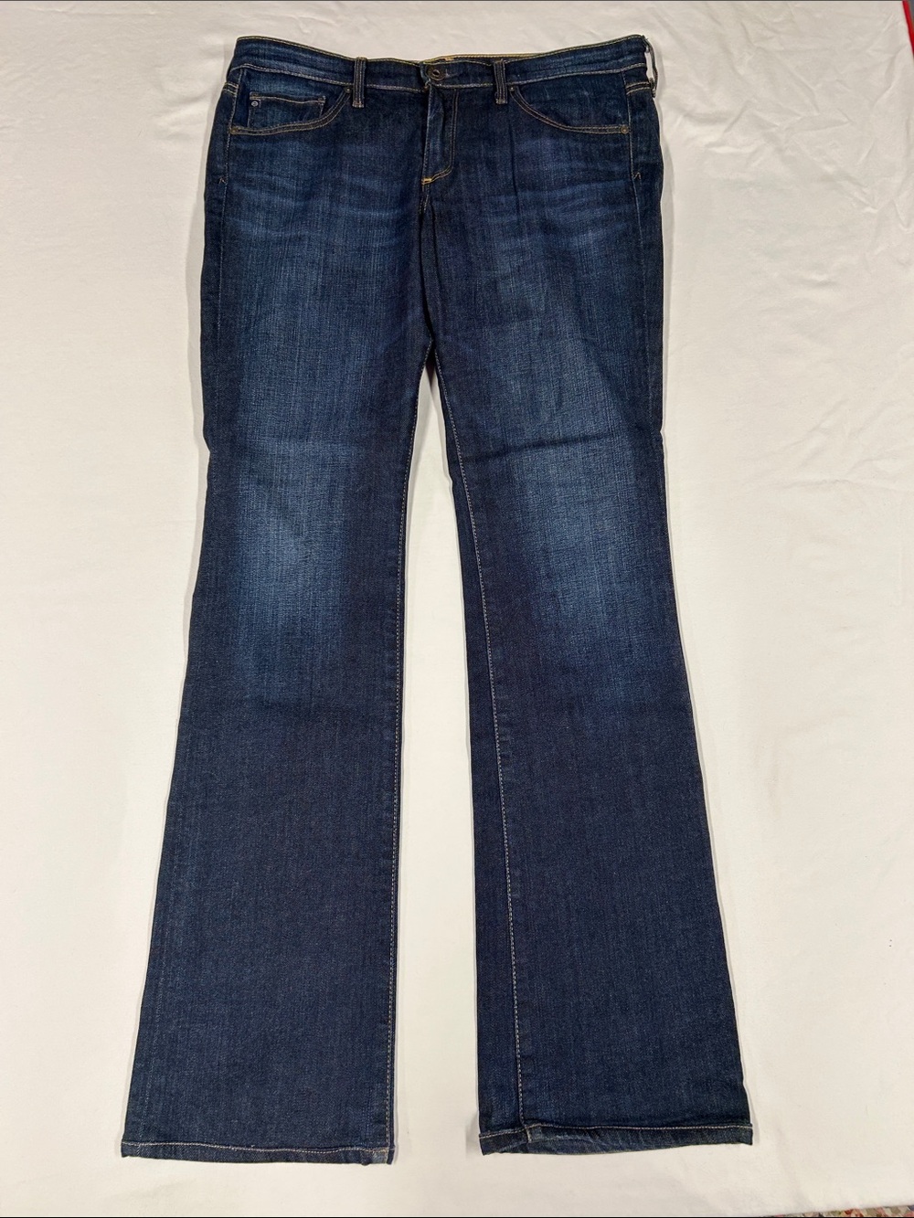 Ag Adriano Goldschmied The Olivia skinny Boot Cut Dark Blue Wide-Leg Flare Jeans